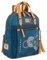 Lois - Sac a Dos Femme - Sac À Dos Femme Chic, Sac Ados Femme Élégant, Sac A Dos Antivol Femme, Sac À Dos Cuir Femme PU, Petit SDac À Dos Femme, Bleu