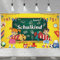 XINDY Einschulung Girlande Banner Deko, Schuleinführung Banner Deko, Alles Gute Zum Schulanfang Hintergrund Banner, Große Stoff Schild Poster Schulanfang Deko Einschulung deko für Mädchen Junge