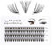 LANKIZ Einzelne Wimpern 20D 0.07 C Curl 8-14mm Falsche Wimpern Extensions für Wimpernverlängerung, 80 Pcs Cluster Lashes DIY Künstliche Wimpern Einzeln Fake Lashes zu Hause