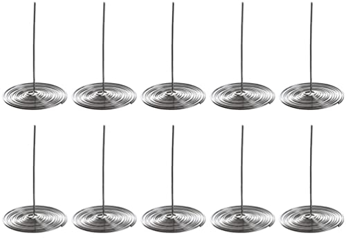 HEMOTON 10Pcs Edelstahl Tee Auslauf Sieb Kessel Tüllensieb Teekanne Einsatz Ausguss Feder Teekanne Tüllen Schmutzfänger für Home- Office- Cafe- Shop Liefert