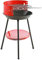 TIENDA EURASIA® Barbacoa de Carbon Portatil - Estructura Metalica 2 Alturas con Patas - Parrilla Zincada Inoxidable - Facil Montaje - Ideal para Camping (Ø 35 cm)