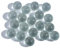 STARWAVE 20pcs/Pack Clear Gemstone Vase Fillers, Solid Marble Transparent Glass Balls for Slingshot Shooting Marble Bead Stones(10mm)