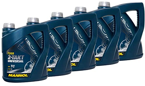 Motoröl Motor Öl MANNOL Universal 2-Takt API TC 5 X 4 Liter