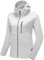 Little Donkey Andy Damen Jacke Fleece Strickjacke Strickfleece Outdoor Sweatshirt Wandern Kapuze Weiß S