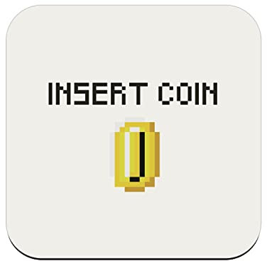 Untersetzer aus Kork – Einsatz Ecke Pixel Art Retro Arcade Videospiele 8 Bit – 1 Einheit (95 x 95 mm)