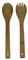 hausleben Salatbesteck | 30 cm | Natur | Bambus | umweltfreundlich | Küche | 2er Set