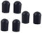 Toyvian Cello Gummispitze 6 Stk Antirutschmatte Etui Für Cello-schwanzstifte Cello-stachelspitzenschutz Cello-heckstiftkappe Anti-rutsch-matte Für Cello-stachelspitze Bass Nadelkappe