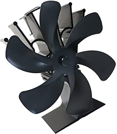 Milageto Ventilador de Estufa de Leña Potente y Silencioso para Hogares