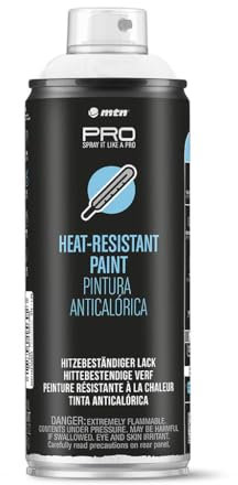 Montana Colors MTN PRO Alta Temperatura - Anticalórica Blanco, Spray 400ml