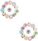 SEWACC 40 Stück Kühlschrankaufkleber Vintage Cabochons Katze Halbrund Cabochons Flache Rückseite Klare Ornamente Zum Basteln Mosaik Cabochons Kühlschrankmagnet Kühlschrank