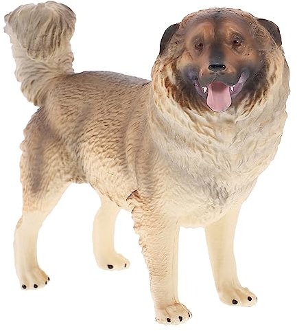 ifundom Schäferhundfigur Realistisches Tiermodell Lebensechte Hundestatue Gefälschtes Welpenmodell Zum Dekorieren Von Tischplatte Und Schreibtisch