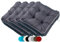 TexDeko® 4er Pack Premium Stuhlkissen 55x55x12 cm Sitzauflagen Polsterauflagen UV-Schutz & Wasserabweisend Bodenkissen Outdoor/Indoor Loungekissen für Garten, Freizeit & Sommer (Schwarz)