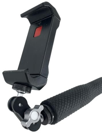 Radiacode 102/103 - Mango de barra de extensión portátil para contador Geiger, Wang de aluminio para una búsqueda más segura, 36 pulgadas (soporte para teléfono)