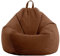 PRIOKNIKO Bubibag Lazy Sofa Sitzsack Tatami Matte Einfaches Schlafzimmer Einzel Sitzsack Sofa Stuhl Ungefüttert L:90 X110Cm Kaffee (Kein Füllstoff)