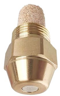Oil Burner Nozzle, Brass Solid Oil Fired Boiler Burner Nozzle Romovable Diesel Injector 60 Degres Spray Pattern Heating Jet