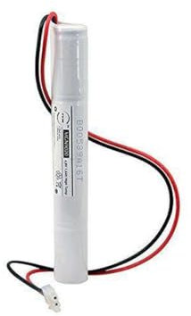 Batteria per Luci di Emergenza, 4,8V 1600 mA, Compatibile con Beghelli, OVA, Relco, Schneider-Electric, Connettore Molex