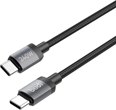 Budi - PD 240W 1.5 USB-C to USB-C Cable Fast Charging - DC265TT12B