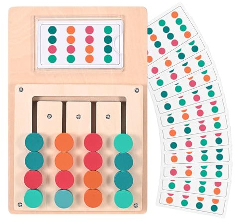 MumdoYAL 4 Farben Demenz Spiele Mit 12 Karten, Demenzkranke Senioren, Farb Memory Spiele, Demenz Beschäftigung, Für Erwachsene Und Kinder