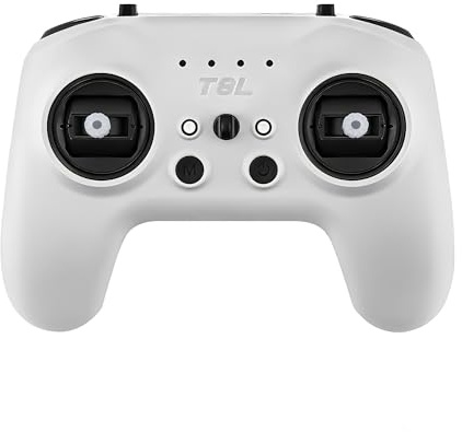 Radiomaster T8L ELRS 2,4 GHz RC Cardán Hall USB C Simulador Compatible con Drone FPV Coche Barco Helicóptero (Blanco)
