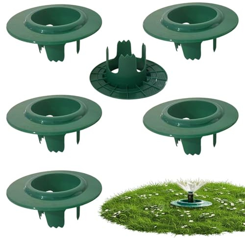 6 Pezzi Protezione Per Testina Irrigatore - Diametro Interno 9 Cm, Protezioni Per Testine Di Irrigatori Da Giardino, Facile Installazione E Fissaggio Sicuro, Per Giardino Cortile Terrazzo Aia Campagna