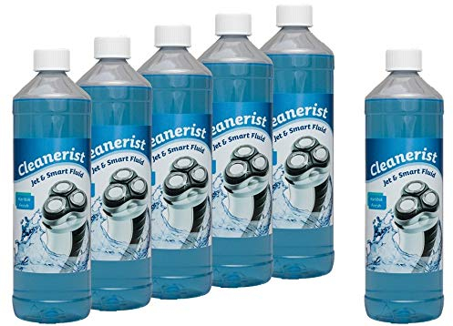 Cleanerist | 6x 1L Scherkopfreiniger Nachfüllflüssigkeit für Philips Quick Clean Kartuschen (z.B. Series 3/5/7/9000) – Ersatz zum Nachfüllen von 60 Reinigungskartuschen (CC13/CC16) für Station