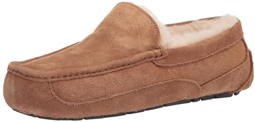 UGG Male Ascot Slipper, CHESTNUT, 60.5 EU