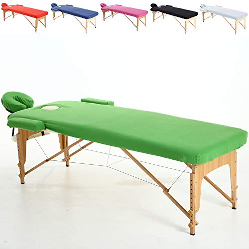 Beltom® Baumwollüberzug für Massageliege 195 x 70 cm. - Grün