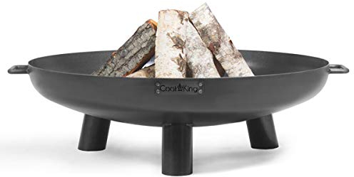 CookKing Feuerschale Bali 60cm Durchmesser, Schwarzstahl, Feuerstelle