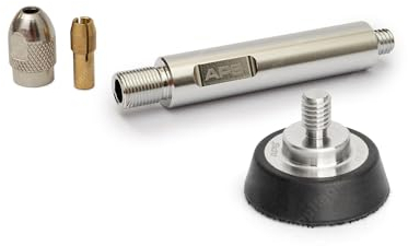 APS Pro LP30 - Ø30mm Stützteller Klettteller + Verlängerungsadapter für Liquid Elements A1000 Mini-Akku-poliermaschine