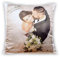 LOOXIS Personalisiertes Kissen mit Foto & Text Bedruckt, selbst gestalten – 40x40 cm, Weiß - Geschenkidee Männer, Frauen, Jahrestag, Geburtstag – Satiniert