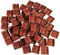 FireAngels Bastelmaterial Mosaikfliese, Mikroglas, winzige Mini-Mosaikfliese, DIY, Hobbys, Kinder, handgefertigt, kristallfrei, Steinbastelmaterial, Kreativität, 300 g (Braun)
