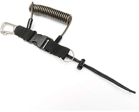 Namvo Heavy Duty Tauchen Lanyard Spring Coil Schnorcheln Tauchen Unterwasserkamera Taschenlampe Licht Anti-Lost Rope Line