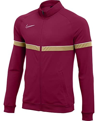 Nike Homme M Nk Df Acd21 Trk Jkt Jacket, Équipe Rouge/Blanc/Jersey Or/Blanc, XXL EU