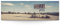 BilderKing Wandbild Wüste Arizona Retro, Route 66-150cm x 50cm Leinwand auf Fertigrahmen + Aufhänger