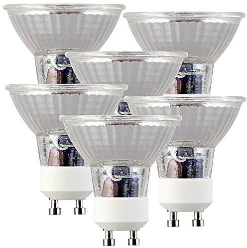 Luminea LED Spotlight: 6er-Set LED-Glas-Spots, GU10, 3W (ersetzt 25W), 250lm, tageslichtweiß (LED GU 10, Lampe GU10, Deckenlampe)
