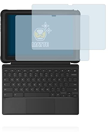 BROTECT Entspiegelungs-Schutzfolie für ASUS Chromebook Detachable CZ1 (2 Stück) Matte Displayschutz-Folie, Anti-Reflex, Anti-Fingerprint