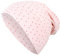 Sterntaler Baby Mädchen Beanie Baby GOTS Slouch-Beanie Mütze - Beanie Baby, Kinderbeanie - aus Singlejersey mit Punkten - rosa, 51
