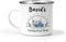 Daytripper Personalised Campervan Mug Indoor Outdoor Enamel Cup Camper Van Gift for Him Her Tea Coffee Dads Mums Birthday Girls Ladies Mens Gifts (Blue)