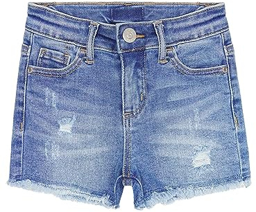 KIDSCOOL SPACE Baby Little Girls Boys Jeans Shorts,Ripped Frayed Raw Hem Diseño Simple Cute Summer Denim Pants