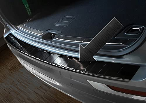 Ladekantenschutz Edelstahl schwarz Graphit kompatibel mit Volvo XC-60 II Kombi ab Baujahr 07.2017-3245127