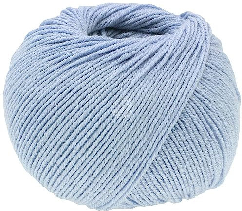 LANA GROSSA Elastico | Baumwoll-Klassiker mit leichtem Stretchanteil | Handstrickgarn aus 96% Baumwolle & 4% Polyester (Elite)| 50g Wolle zum Stricken & Häkeln | 160m Garn FB 185