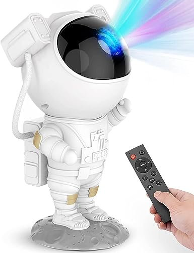 SKYTONE Veilleuse astronaute galaxie – Projecteur d'astronaute – Projecteur spatial – Lumières de chambre à coucher, projecteur d'espace, veilleuse pour chambre à coucher, décoration de chambre