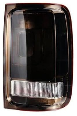 LXBSXY 1 Paar Auto LED Rückleuchten Set für VW Amarok 2009-2018, Hintere Bremsleuchte, Äußeres Rücklicht, Wetterfest, OEM Stil, Hintere Äußere Rücklicht Zubehör,B/Black Right