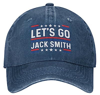 ATOurDealss Let's Go Jacks Smith Cap für Herren, Baseballkappe, coole Hüte, marineblau, One size
