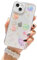 Yzniyzce Compatible with iPhone 16 Plus Clear Case, Cute Cases with Design Sparkle Stars and Moon Bling Glitter Planet Aesthetic Soft TPU Silicone Shockproof Cover for Women Girls, Space(6,7 inch)