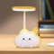 LED Wolken Nachtlicht, Schreibtischlampe für Kinderzimmer, USB Aufladbar Nachtlampe, Farbwechselnd Stimmungslicht, mit Flexiblem Arm (Gelb Ster)