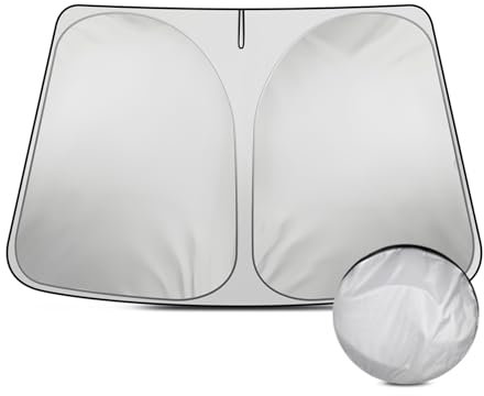 LANGBEAN Parasol Plegable para Citroen C3 Aircross 2017-2024 2025, Parasol para Parabrisas Delantero para Opel/Vauxhall Crossland X, Bloqueador de Calor Protección UV Pantalla Solar Accesorios