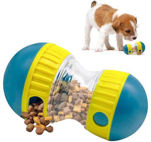 FORYNXHWIN Interaktives Hundespielzeug - Rollender Leckerli-Spender, Puzzle Futterball für Große, Mittlere und Kleine Hunde, Fördert Gesunde Essgewohnheiten und Mentale Stimulation