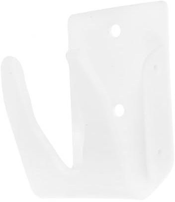Wandmontierbarer Scannerhalter aus Kunststoff, 9,5x7x6,5cm | Weiße Halterung für Platzsparende Aufbewahrung, für Kabelgebundene Scanner an Wand oder Schreibtisch