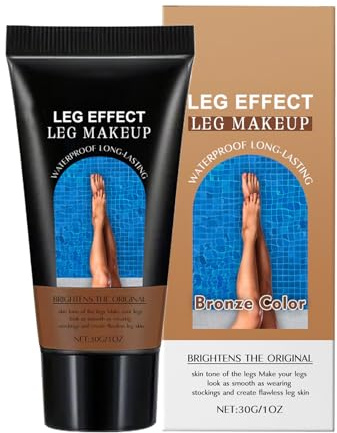 Leg Makeup, wasserfest, No-Transfer Body Foundation, lang anhaltende Matte, Tan Coverage, Scar & Varicose Concealer, für Damen, Tanning, täglicher Gebrauch